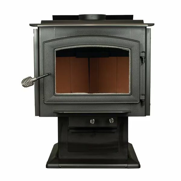 3,200 Sq Ft EPA Certified Large Pedestal Wood Stove, Ashley Hearth Products, Mfr#: AW3200E-P